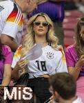 05.07.2024, Fussball UEFA EURO 2024, Viertelfinale, Spanien - Deutschland, in der Stuttgart-Arena. Influencerin Lea Prinz (Deutschland) Freundin von Maximilian Mittelstdt  auf der Tribne. 

