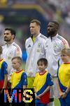 05.07.2024, Fussball UEFA EURO 2024, Viertelfinale, Spanien - Deutschland, in der Stuttgart-Arena. Ilkay Gndogan (Deutschland), Torwart Manuel Neuer (Deutschland), Antonio Rdiger (Deutschland) 

