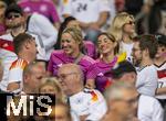 05.07.2024, Fussball UEFA EURO 2024, Viertelfinale, Spanien - Deutschland, in der Stuttgart-Arena. gut gelaunte Lena Wurzenberger (Deutschland), Freundin von Trainer Julian Nagelsmann (Deutschland) 
 
