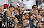 05.07.2024, Fussball UEFA EURO 2024, Viertelfinale, Spanien - Deutschland, in der Stuttgart-Arena.  Ehrentribne mit Mario Gomez, Prsident Herbert Hainer (FC Bayern), Oliver Mintzlaff (Red Bull)


