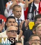 05.07.2024, Fussball UEFA EURO 2024, Viertelfinale, Spanien - Deutschland, in der Stuttgart-Arena.  Aleksander Ceferin (Prsident UEFA), 
