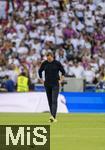 05.07.2024, Fussball UEFA EURO 2024, Viertelfinale, Spanien - Deutschland, in der Stuttgart-Arena. Frustrierter Abgang der Deutschen nach der Niederlage und dem Ausscheiden aus dem Turnier, Trainer Julian Nagelsmann (Deutschland), 

