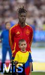 09.07.2024, Fussball UEFA EURO 2024, Halbfinale, Spanien - Frankreich, in der Mnchner-Fussball-Arena. Nico Williams (Spanien) 
