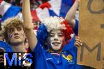 09.07.2024, Fussball UEFA EURO 2024, Halbfinale, Spanien - Frankreich, in der Mnchner-Fussball-Arena. Noch jubel bei den Franzsischen Fans.
