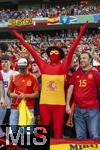 09.07.2024, Fussball UEFA EURO 2024, Halbfinale, Spanien - Frankreich, in der Mnchner-Fussball-Arena. Fans Spanien
