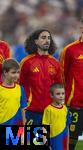 09.07.2024, Fussball UEFA EURO 2024, Halbfinale, Spanien - Frankreich, in der Mnchner-Fussball-Arena. Marc Cucurella (Spanien) 
