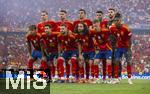 09.07.2024, Fussball UEFA EURO 2024, Halbfinale, Spanien - Frankreich, in der Mnchner-Fussball-Arena. Aufstellung der Mannschaften. Hier das Spanische Team. Torwart Simon Unai (Spanien), Nacho (Spanien), Alvaro Morata (Spanien), Fabian (Spanien), Dani Olmo (Spanien), Aymeric Laporte (Spanien), Rodri (Spanien), Nico Williams (Spanien), Lamine Yamal (Spanien), Jesus Navas (Spanien), Marc Cucurella (Spanien) 
