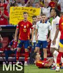 09.07.2024, Fussball UEFA EURO 2024, Halbfinale, Spanien - Frankreich, in der Mnchner-Fussball-Arena. 
