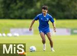 11.07.2024, Fussball 2. Bundesliga 2024/2025, 1.FC Magdeburg im Sommertrainingslager in Bad Wrishofen im Unterallgu, Training im Stadion am unteren Hart. Herbert Bockhorn (1. FC Magdeburg) am Ball 