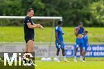 11.07.2024, Fussball 2. Bundesliga 2024/2025, 1.FC Magdeburg im Sommertrainingslager in Bad Wrishofen im Unterallgu, Training im Stadion am unteren Hart. Trainer Christian Titz (1. FC Magdeburg) gibt Anweisungen.