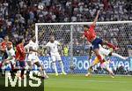 14.07.2024, Fussball UEFA EURO 2024, Finale im Berliner Olympiastadion, Spanien - England, Rodri (Spanien) setzt sich durch.
