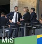 14.07.2024, Fussball UEFA EURO 2024, Finale im Berliner Olympiastadion, Spanien - England,  UEFA Prsident Aleksander Ceferin auf der Tribne.
