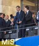 14.07.2024, Fussball UEFA EURO 2024, Finale im Berliner Olympiastadion, Spanien - England,  UEFA Prsident Aleksander Ceferin auf der Tribne.
