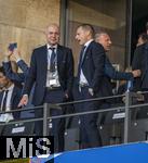 14.07.2024, Fussball UEFA EURO 2024, Finale im Berliner Olympiastadion, Spanien - England,  v.li: DFB Prsident Bernd Neuendorf (Deutschland), UEFA Prsident Aleksander Ceferin, 
