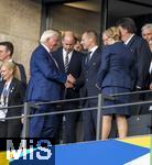 14.07.2024, Fussball UEFA EURO 2024, Finale im Berliner Olympiastadion, Spanien - England,  v.li: Bundesprsident Frank-Walter Steinmeier, William , Prinz von Wales (England), begren UEFA Prsident Aleksander Ceferin,   
