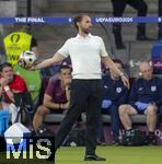 14.07.2024, Fussball UEFA EURO 2024, Finale im Berliner Olympiastadion, Spanien - England, Trainer Gareth Southgate (England) 
