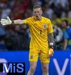 14.07.2024, Fussball UEFA EURO 2024, Finale im Berliner Olympiastadion, Spanien - England, Torwart Jordan Pickford (England) 
