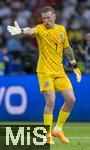 14.07.2024, Fussball UEFA EURO 2024, Finale im Berliner Olympiastadion, Spanien - England, Torwart Jordan Pickford (England) 
