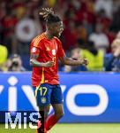 14.07.2024, Fussball UEFA EURO 2024, Finale im Berliner Olympiastadion, Spanien - England, Torjubel Nico Williams (Spanien) 
