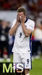 14.07.2024, Fussball UEFA EURO 2024, Finale im Berliner Olympiastadion, Spanien - England, Nach der Niederlage im Finale, Frust bei den Englischen Spielern,  Harry Kane (England) 