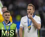 14.07.2024, Fussball UEFA EURO 2024, Finale im Berliner Olympiastadion, Spanien - England, Siegerehrung des Europameisters Spanien, Harry Kane (England) fassungslos als Verlierer.
