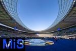 14.07.2024, Fussball UEFA EURO 2024, Finale im Berliner Olympiastadion, Spanien - England, Stadionbersicht, Totale, bersicht, Vogelperspektive, Innenansicht,  
