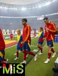 14.07.2024, Fussball UEFA EURO 2024, Finale im Berliner Olympiastadion, Spanien - England,  Einmarsch der Mannschaften, Lamine Yamal (Spanien) 