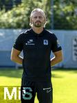 21.07.2024, Fussball 3. Liga 2024/2025, TSV 1860 Mnchen, Portrttermin 2024/2025, an der Grnwalderstrasse, Mnchen. Physiotherapeut Nick Wurian (TSV 1860 Mnchen)
