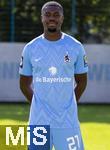 21.07.2024, Fussball 3. Liga 2024/2025, TSV 1860 Mnchen, Portrttermin 2024/2025, an der Grnwalderstrasse, Mnchen. Leroy Kwadwo (TSV 1860 Mnchen) 
