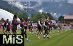 22.07.2024, Fussball 1. Bundesliga 2024/2025, Trainingslager FC Bayern Mnchen in Rottach-Egern am Tegernsee am Sportplatz Birkenmoos, Die Bayern Spieler im Training