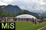 22.07.2024, Fussball 1. Bundesliga 2024/2025, Trainingslager FC Bayern Mnchen in Rottach-Egern am Tegernsee am Sportplatz Birkenmoos, Die Bayern Spieler im Training