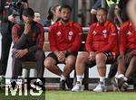 24.07.2024, Fussball 1. Bundesliga 2024/2025, Testspiel im Trainingslager des FC Bayern Mnchen in Rottach-Egern am Tegernsee am Sportplatz Birkenmoos, FC Rottach Egern - FC Bayern Mnchen, Trainer Vincent Kompany (li, FC Bayern Mnchen) 