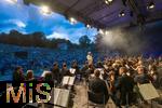 27.07.2024, Konzert in Mindelheim im Unterallgu: ?Mondlicht-Open-Air? mit dem Orchester Frisch Gestrichen unter der Leitung von Nils Schad, an der Schwabenwiese Mindelheim.