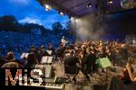 27.07.2024, Konzert in Mindelheim im Unterallgu: ?Mondlicht-Open-Air? mit dem Orchester Frisch Gestrichen unter der Leitung von Nils Schad, an der Schwabenwiese Mindelheim.