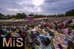 27.07.2024, Konzert in Mindelheim im Unterallgu: ?Mondlicht-Open-Air? mit dem Orchester Frisch Gestrichen unter der Leitung von Nils Schad, an der Schwabenwiese Mindelheim. 