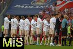 01.09.2024, Fussball 1. Bundesliga 2024/2025, 2. Spieltag,  FC Bayern Mnchen - SC Freiburg, in der Allianz-Arena Mnchen, Bayernspieler mit neuem Trikot.


