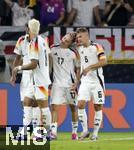 07.09.2024, Fussball UEFA Nations League 2024/25, Gruppe 3, 1. Spieltag, Deutschland - Ungarn, in der Merkur Spiel-Arena Dsseldorf. Torjubel Florian Wirtz (Deutschland) mit Josua Kimmich (Deutschland) 