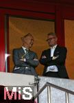 07.09.2024, Fussball UEFA Nations League 2024/25, Gruppe 3, 1. Spieltag, Deutschland - Ungarn, in der Merkur Spiel-Arena Dsseldorf. (L-R) DFB-Prsident Bernd Neuendorf und Aufsichtsratsvorsitzender Alexander Wehrle (DFB)