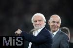 07.09.2024, Fussball UEFA Nations League 2024/25, Gruppe 3, 1. Spieltag, Deutschland - Ungarn, in der Merkur Spiel-Arena Dsseldorf. (L-R) Sportdirektor Rudi Vller (Deutschland) und DFB-Prsident Bernd Neuendorf