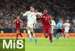 07.09.2024, Fussball UEFA Nations League 2024/25, Gruppe 3, 1. Spieltag, Deutschland - Ungarn, in der Merkur Spiel-Arena Dsseldorf. (L-R) Kai Havertz (Deutschland) gegen Loic Nego (Ungarn)