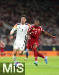 07.09.2024, Fussball UEFA Nations League 2024/25, Gruppe 3, 1. Spieltag, Deutschland - Ungarn, in der Merkur Spiel-Arena Dsseldorf. (L-R) Kai Havertz (Deutschland) gegen Loic Nego (Ungarn)