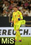 07.09.2024, Fussball UEFA Nations League 2024/25, Gruppe 3, 1. Spieltag, Deutschland - Ungarn, in der Merkur Spiel-Arena Dsseldorf. Schlussjubel Torwart Marc-Andre ter Stegen (Deutschland)