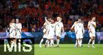 10.09.2024, Fussball UEFA Nations League 2024/25, Gruppe 3, 2. Spieltag, Niederlande - Deutschland, in der Johan Cruyff Arena Amsterdam. Jubel Deutschland zum Tor zum 1:1, Torschtze Deniz Undav (mi., Deutschland)