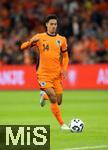 10.09.2024, Fussball UEFA Nations League 2024/25, Gruppe 3, 2. Spieltag, Niederlande - Deutschland, in der Johan Cruyff Arena Amsterdam. Tijjani Reijnders (Niederlande)