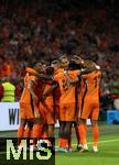 10.09.2024, Fussball UEFA Nations League 2024/25, Gruppe 3, 2. Spieltag, Niederlande - Deutschland, in der Johan Cruyff Arena Amsterdam. Jubel Niederlande zum Tor zum 1:0