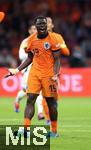 10.09.2024, Fussball UEFA Nations League 2024/25, Gruppe 3, 2. Spieltag, Niederlande - Deutschland, in der Johan Cruyff Arena Amsterdam. Brian Brobbey (Niederlande) frustriert