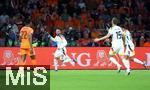 10.09.2024, Fussball UEFA Nations League 2024/25, Gruppe 3, 2. Spieltag, Niederlande - Deutschland, in der Johan Cruyff Arena Amsterdam. Jubel Torschtze Deniz Undav (Deutschland) zum Tor zum 1:1