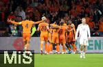 10.09.2024, Fussball UEFA Nations League 2024/25, Gruppe 3, 2. Spieltag, Niederlande - Deutschland, in der Johan Cruyff Arena Amsterdam. Jubel Niederlande zum Tor zum 2:2