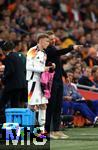 10.09.2024, Fussball UEFA Nations League 2024/25, Gruppe 3, 2. Spieltag, Niederlande - Deutschland, in der Johan Cruyff Arena Amsterdam. (L-R) Maximilian Beier (Deutschland) und Bundestrainer Julian Nagelsmann (Deutschland)