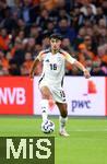 10.09.2024, Fussball UEFA Nations League 2024/25, Gruppe 3, 2. Spieltag, Niederlande - Deutschland, in der Johan Cruyff Arena Amsterdam. Aleksandar Pavlovic (Deutschland)